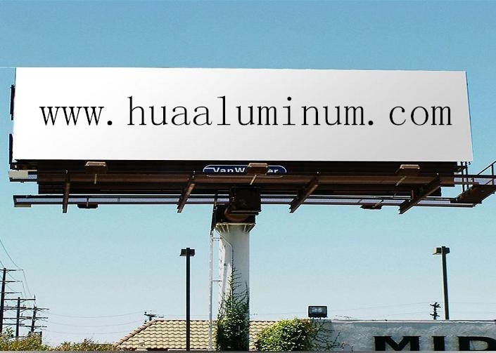 1500*3050mm Highway Advertisement Board Halogen Free 3mm Aluminum Composite Panel
