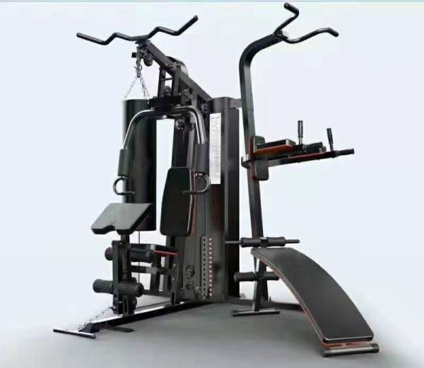 Buy cheap 3 Stations Steel Tube Gym Fitness Equipments For Home Exercise from wholesalers
