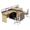 Buy cheap modern 2 seater office panel desktop table furniture from wholesalers