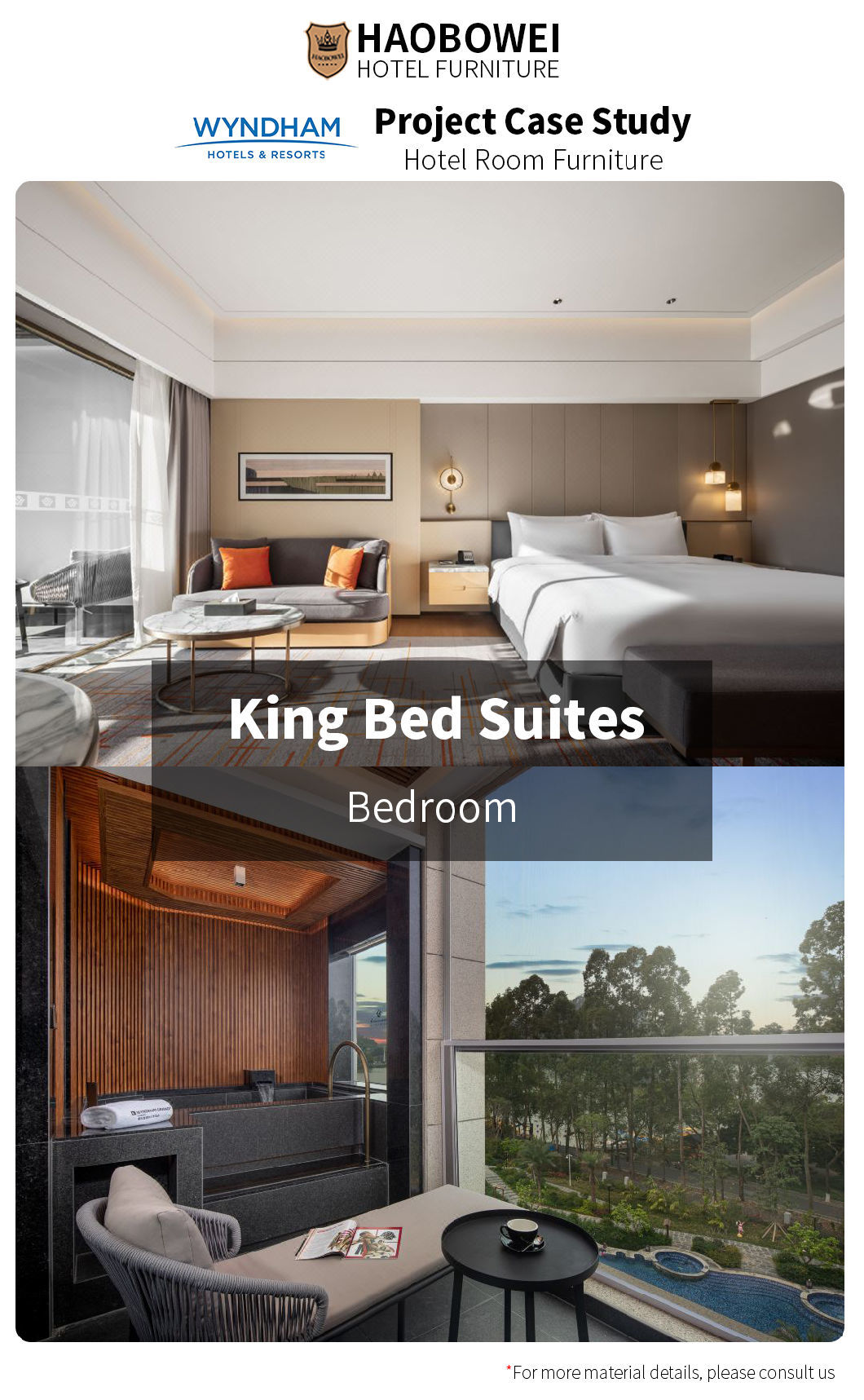 Wholesale 5 Star Resort Furniture Foshan China Luxury Style Double Bedroom Hotel