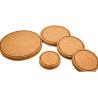 Buy cheap 2.5x2.2x0.8 Flower Vase Natural Cork Coasters Base Glass Dome Fadeless Moistureproof from wholesalers