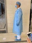Long Sleeves Protective Disposable Surgical Gowns , Non Woven Surgical Gown