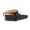 Buy cheap Custom Luxury Mens Leather Dress Belt Wide 3.5cm Logo Printing Stretchable from wholesalers