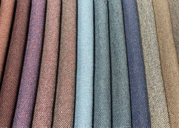SGS Polyester Linen Upholstery Fabric Home Sewing Woven Knit Fabric