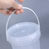 Buy cheap Various Specifications White Round Plastic Bucket for Yogurt Ice Cream Promotion from wholesalers