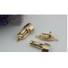 Buy cheap OEM factory nickel free zinc alloy hanging brush anti brass plating metal bag press push button lock from wholesalers