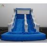 Buy cheap Cheap commercial double splash dual lane inflatable water slide for sale from wholesalers