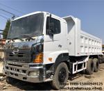 used hino 700 series 25-30ton dump truck 350 hp 16 cbm dump box made in 2012