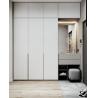 Buy cheap Aluminum Glass Door Walk In Wardrobe Cabinets With Hanging Place and Mirror from wholesalers