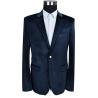 Buy cheap Velvet Slim Fit Mens Knit Blazer Navy Casual Business Anti Wrinkle from wholesalers