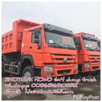 Buy cheap Orange color dump truck, SINOTRUK HOWO 6X4 dump truck tipper 336HP, FOB 35000 product