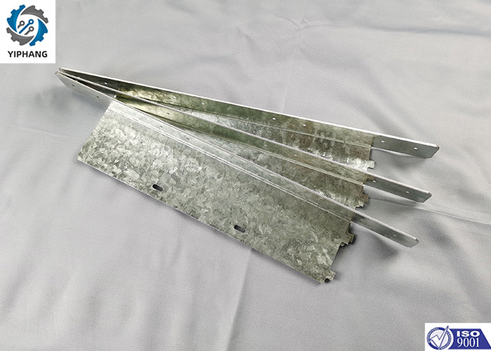 SGCC SECC Mount Sheet Metal L Bracket Galvanized Z Bracket Parts 2.5mm Customized