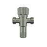 Buy cheap 304 Brushed 90 Degree Angle Valve Round Handle Quick Open Hexagon from wholesalers