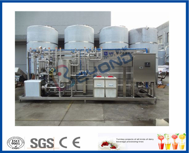 SUS304 Plate Milk Processing Equipment , PID Control Milk Pasteuriser Machine
