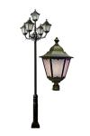 European Style Aluminum Light Pole Lamp Post Metal Landscape Decoration 3m - 10m