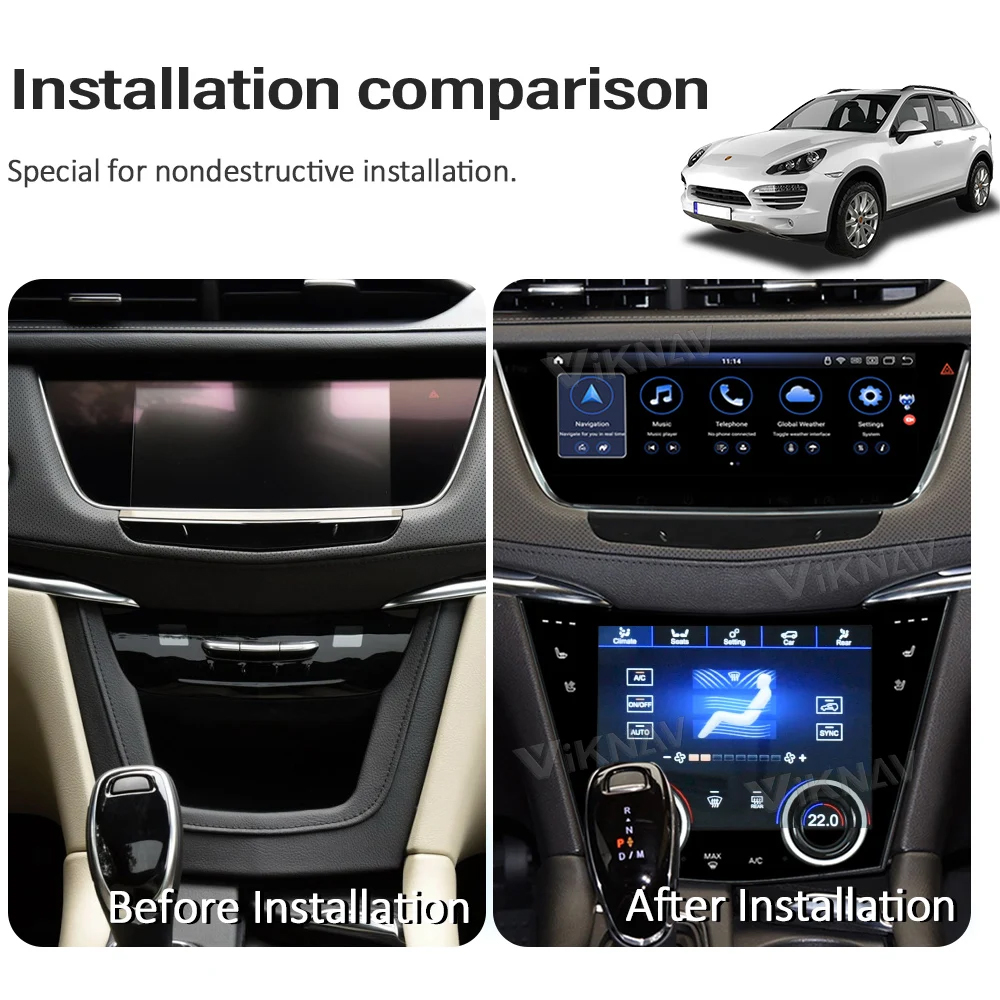 2016 2017-2023 XT5 XT6 Cadillac Radio Replacement Car Stereo Head Unit Carplay