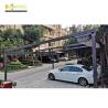 Buy cheap Retractable Outdoor Pergola Awning Kits Aluminum PVC Sail Pergola Automatic Roof from wholesalers