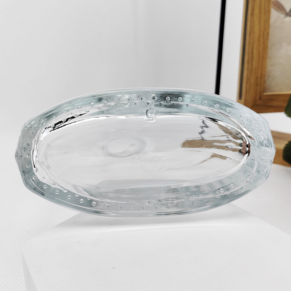 500ml Clear Flat Round Empty Whiskey Spirit Tequila Vodka Brandy Glass with Stopper
