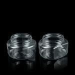 240ml 350ml 500ml PET Plastic Jars Body Scrubs 500ml Pet Jar For Bath Salt