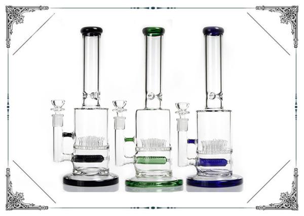 Buy cheap Sprinkler Perc And Gridded Inline perc Glass Water Pipes 12'' Bongs from wholesalers