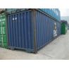 Buy cheap Blue Used Metal Shipping Containers International Standards Dry Cargo Container from wholesalers