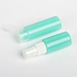 Food Grade Cosmetic Spray Bottle Green Color 50ml Plastic With Flip Cap