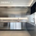 Factory Price Modern Style Design Aluminum Kichen Luxury Island Complete