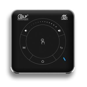 Airplay MiraCast Smart Touchscreen Display Projector 80*80*28mm