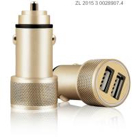 Buy cheap Portable Mobile Phone Electric Cigarette lighter Car Charger With Double USB product