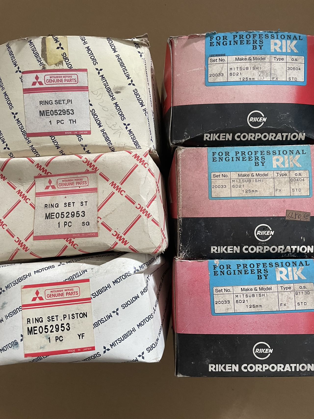 PD6T 12040-96013 PD6 Diesel Piston Ring 12040-96127 FE6 12040-Z5600 FD6 12040-Z5002