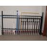 Buy cheap Customized Black Zinc Steel Metal Garrison Fence Panels Maintenance Free from wholesalers