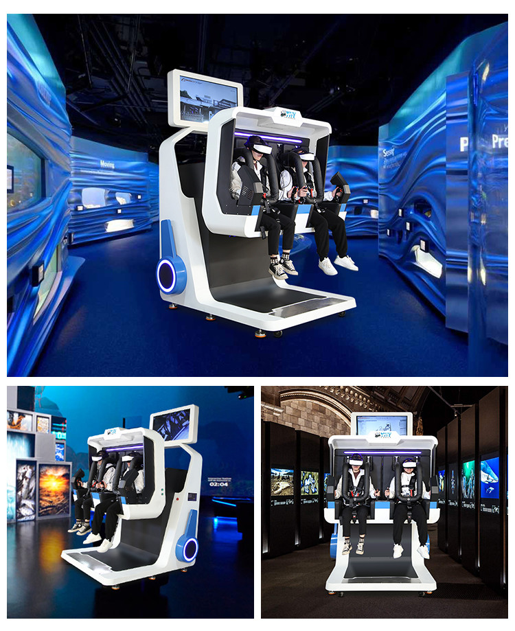 9d VR cinema 2 Seats Game VR Rotating 360 Simulator with wind sense effect