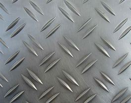 Custom Size Aluminum Diamond Plate Sheets , Diamond Tread Aluminum Sheet Aluminum Tread Plate