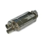 Automotive modification exhaust valve side inlet dual outlet pneumatic vacuum