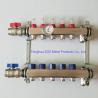 Buy cheap Radiant Floor Heating Manifold Set of Stainless Steel 304 , PEX Radiant Heating Manifolds from wholesalers