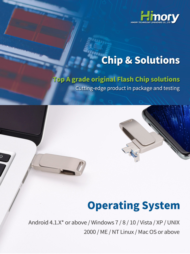 MLC/TLC Chip Class A Grade 3 in 1 OTG USB Flash Drive 16GB 32GB 64GB 128GB USB 3.0 Pen Drive Type C