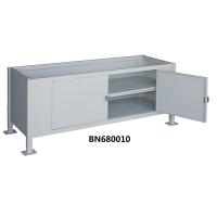 Buy cheap Adjustable Height Industrial Work Benches With Cabinets And Drawers Lockable product