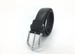 Big And Tall Mens Belt Leather Belt Black Color 34mm Width / Boys Dress Belt