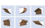 Buy cheap Exterior Carved Decorative Crown Moulding, EPS Cornice Crown Moulding from wholesalers