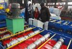 Automatic Steel Metal Glazed Step Tile Making Machine 0.3-0.6mm thickness