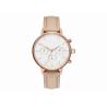 Buy cheap Peach leather wrist watch japan movement quartz watch sr626sw from wholesalers