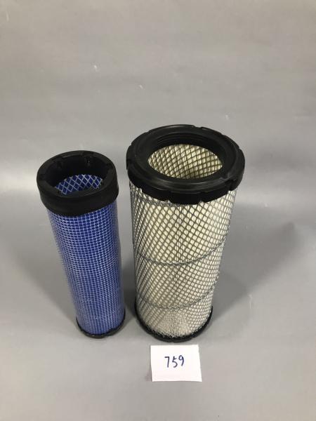 Buy cheap Excavator equipment Strong Innner Core Yanmar Air Filters Maximum Filtering Surface Frame Corrosion Resistant from wholesalers