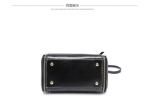 Korean Style Oil Wax Cowhide Handbag , Single Shoulder Oblique Straddle Female
