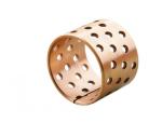 CuSn8 Metallic Perforated Flanged Bronze Bushings FB092