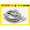 Buy cheap Teveik Factory Price Medical Schiller AT3/AT6 10 leads DB15pin EKG Cable with Banana 4.0 from wholesalers