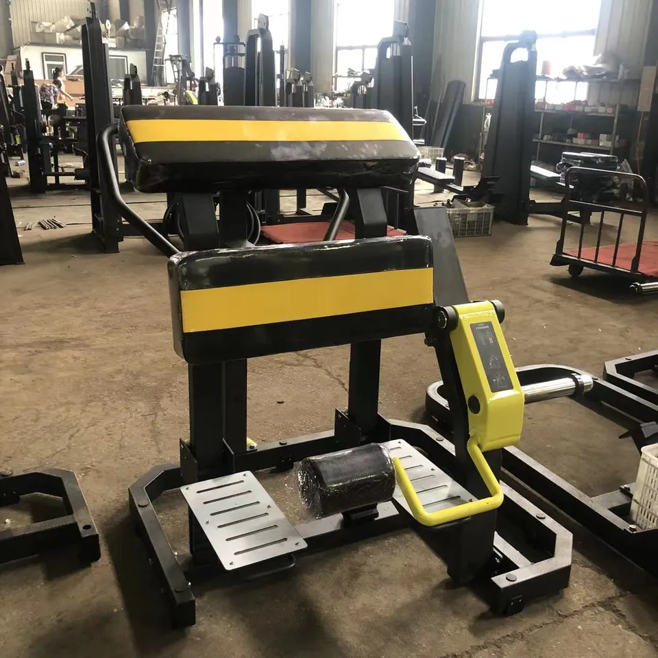 New Arrival Style Indoor Strength Machine Plate Loaded Selection Gym Equipement Standing Leg Curl