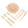 Buy cheap 17cm Eco Friendly Disposable Bamboo Cutlery Biodegradable Wooden Picnic Forks from wholesalers