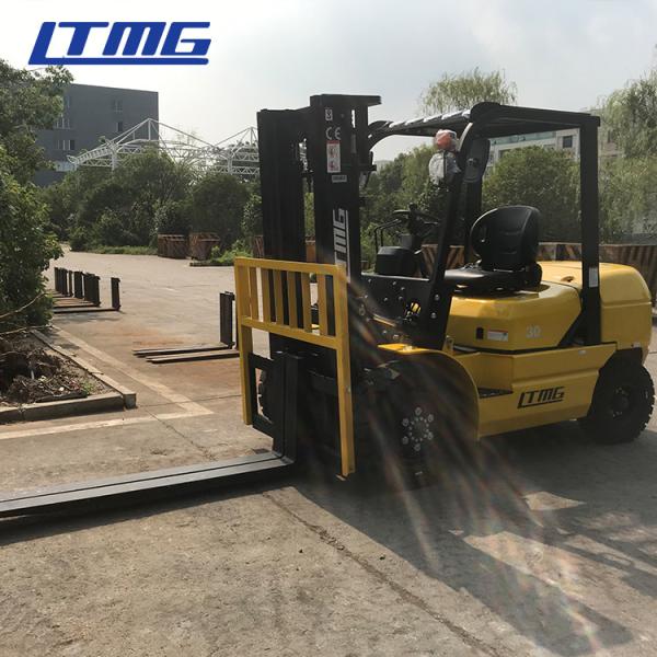 Quality 3 Ton Diesel Japanese engine Forklift Truck With 4500mm Triplex Mast Forklift And Free Parts for sale