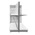 Durable Super Market Racks / Supermarket Display Shelving For Easy Shopping