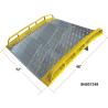 Buy cheap Extra 72 Inch Wide Aluminum Dock Plate With Full Length Orange Painted Steel Curbs from wholesalers